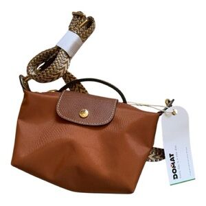 Domat Nirvana Series small Canvas Women's Brown Crossbody Bag/ Shoulder bag NWT